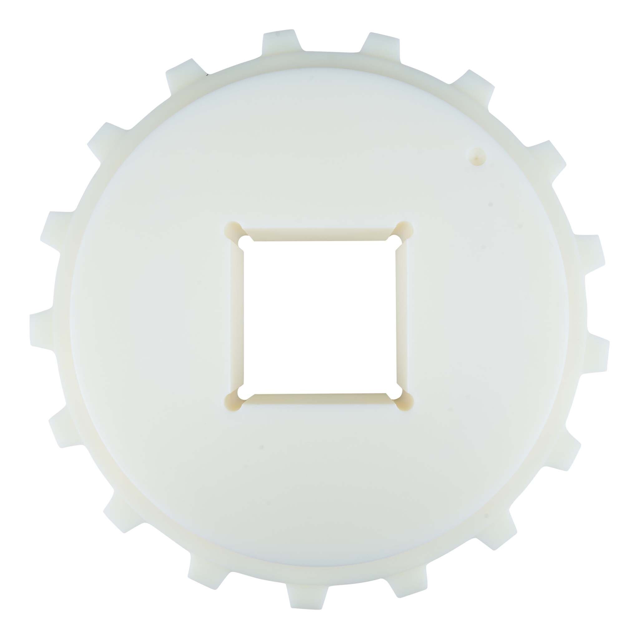 Top view of sprocket
